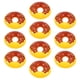 thumbnail image 4 of KAKOWELY 10 mini anillos de natación inflables con forma de dona., 4 of 5