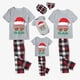 thumbnail image 1 of Conjuntos de pijamas familiares navideños a juego, gafas de sol, Papá Noel, gris, Navidad en julio, 1 of 3