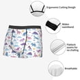 thumbnail image 3 of Honeii Dinosaur Men's Underwear Boxer Briefs Pack, ComfortSoft Boxer Brief for Men, Moisture-Wicking Breathable-X-Large, 3 of 5