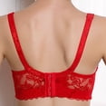 thumbnail image 3 of Ropa interior de encaje completo sexy de algodón fino copa grande sujetador ajustable de gran tamaño, 3 of 4