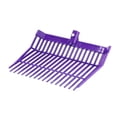 thumbnail image 1 of Cabezal de repuesto para horquilla de estiércol. Herramienta de jardinería robusta con púas anguladas. Rastrillo para estiércol de caballo para jardin Púrpura, 1 of 9