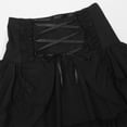 thumbnail image 6 of Mrat Women's Vintage Gothic Skirt Renaissance Style High-Waisted Gothic Layered Ruffled Knee Length Skirt S-69 Black XXL, 6 of 8