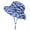 Blue, variant on Simplicity Cute Toddler Sun Protection Bucket Sunhat with String White,/ 12-24 Months