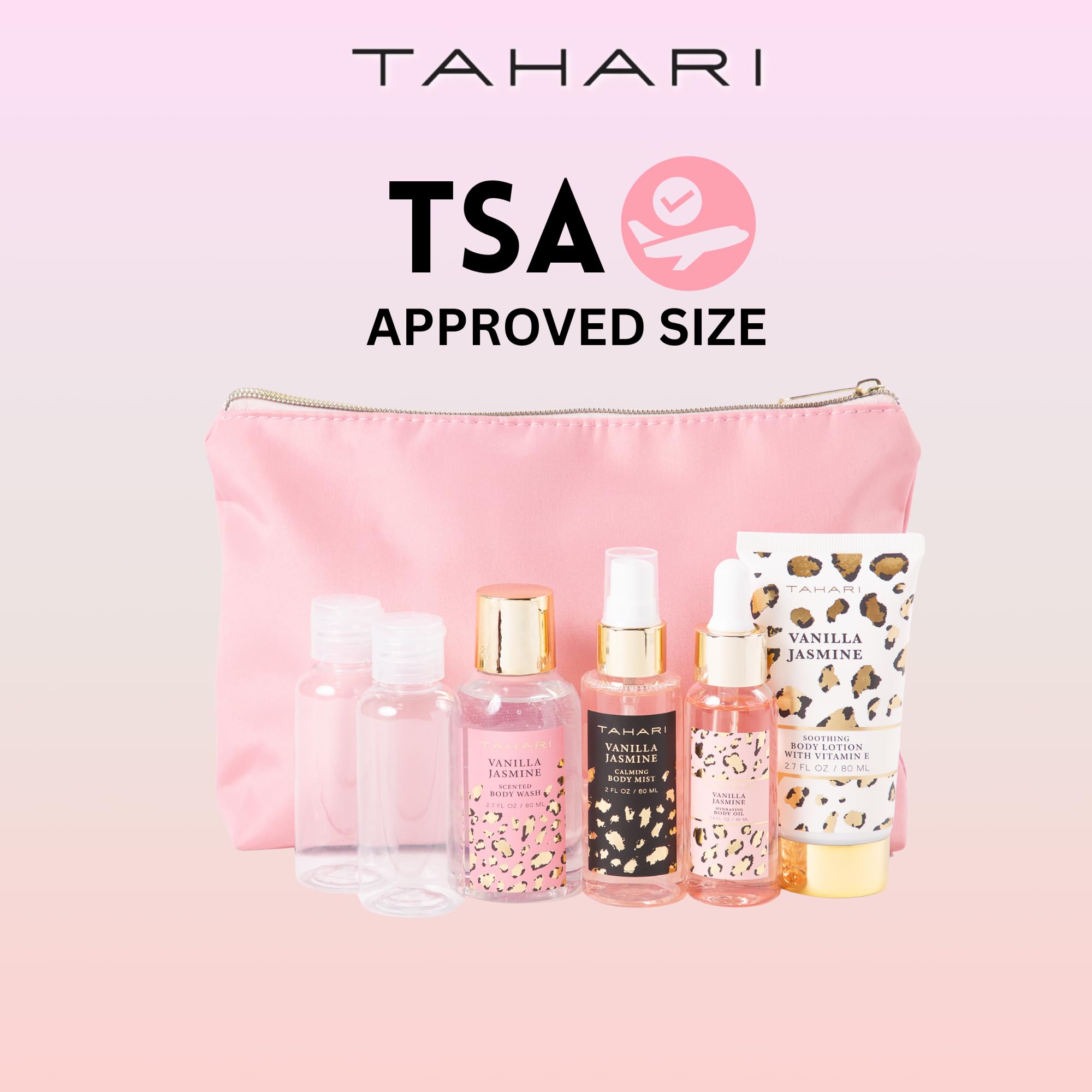 Tahari Vanilla Jasmine Spa Gift Set for Women – Luxurious Bath Kit