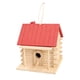 thumbnail image 2 of Casa de madera y comedero para exteriores, nido colgante para el jardín del patio, cría de loros y aves salvajes, diseño de grafitis DIY pintable, 2 of 6