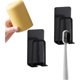 thumbnail image 1 of (Black) Set of 2 2 in 1 Toothbrush Holder - Wall Mounted No Drilling - Tumbler - Toothbrush Holder - Durable Self-adhesive, 1 of 3