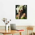 thumbnail image 3 of Jiayy African American Wall Art Black Woman Head Flowers Poster Black Girl Art Wall Decor Abstract Floral African Portrait Poster Modern Feminine Boho Art for Bedroom Living Room  12x16 in, 3 of 5