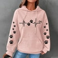 thumbnail image 2 of Enjoytime Oversized Sweatshirt for Women Casual Long Sleeve Drawstring Waffles Pullover Tops Loose Sweatshirts with Pocket Womens Hoodie Shirt, 2 of 4