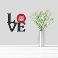 thumbnail image 2 of Oregon Rex Cat Love Metal Wall Artwork LOVE, 2 of 2