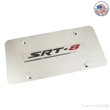 Dodge SRT8 License Plate (Chrome)