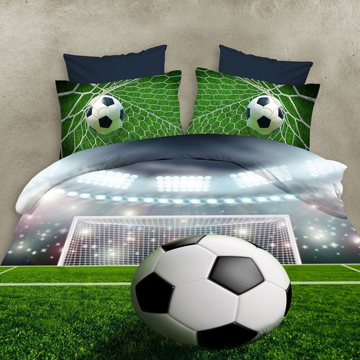 3d Printed Football Bedding Duvet Cover Set Soft Bedclothes