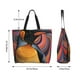 thumbnail image 5 of Disketp Abstract Pattern Penguin Bolsa Tote Estampada para Mujer, Bolso de Hombro y de Mano para Compras y Viajes, 5 of 8