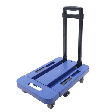 220lbs Carrying Cart Folding Dolly Trolley W/ 6 Wheels