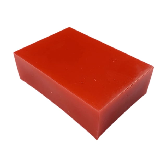 Cera para esquís, cera antiadherente para empujar nieve, cera para palear nieve, para parque, esquí al aire libre Rojo