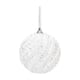 thumbnail image 2 of Bolas navideñas de nieve en polvo | Adornos para árbol de Navidad de 8 cm con detalles de cuentas y lentejuelas | Juego de 2 adornos colgantes en dorado, blanco, rosa y azul, 2 of 5