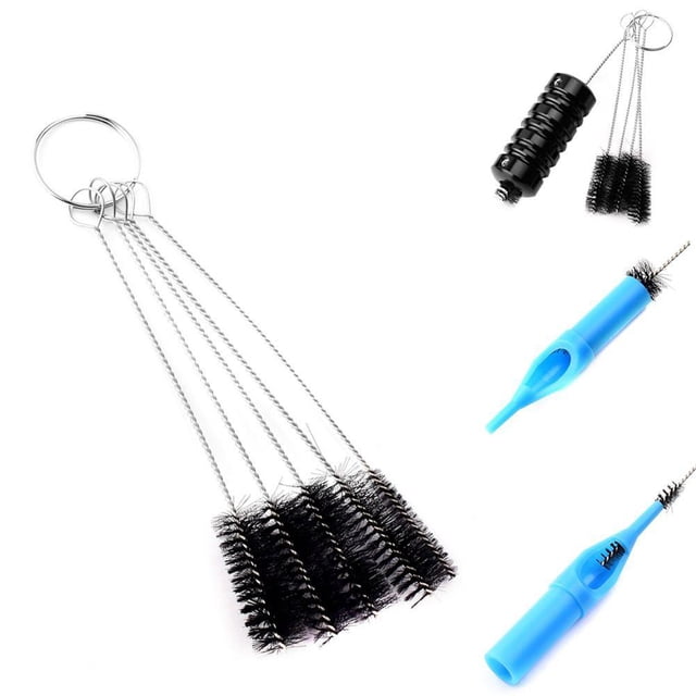 Cepillos Punta Aguja Holte Limpieza Tatuaje Cepillo 5 Piezas PIGHAIR PRÁCTICO