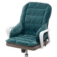 thumbnail image 2 of Office Chair Cushion One-Piece Thick Seat Cushion Padded with Backrest for Butt and Back Support, Green, 2 of 7