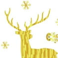 thumbnail image 4 of fastboy Christmas Glueless Static Stickers Snowflake Elk Deer Xmas Tree Decals Window Tatto Murals, 4 of 8