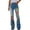 Green, variant on TSADFHJI Womens Skirts Summer Womens Pants Printed Pattern Loose Flared Hem Jeans Stretch Flared Bottoms Xl Green