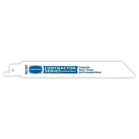 UPC: 0081838076030 | Century Drill & Tool 178360301 6 in. x 10-14T 07603 Contractor Reciprocating Blade Card
