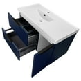 thumbnail image 5 of Nameeks Lisbon-3619-W Lisbon 36" Wall Mounted Single Basin Vanity Set - Night Blue /, 5 of 7