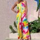 thumbnail image 3 of Gibobby Mono Corto Informal Mono de verano para mujer Pantalones casuales estampados Mono estampado Pantalones de pierna ancha Mono de playa de vacaciones(Rosa， XL), 3 of 5
