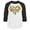 White/Black, variant on Men's Puzzle Heart Support Autism Awareness Raglan Baseball Shirt XXX-LargeWhite/Navy