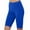 Blue, variant on Patlollav Womens Yoga Leggings Fitness Running Gym Shorts Solid Sports Active Pants