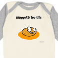 thumbnail image 4 of Inktastic Nuggets for Life Boys or Girls Long Sleeve Baby Bodysuit, 4 of 5