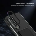 thumbnail image 5 of Nalacover for Samsung Galaxy Z Fold 4 5G, Folding of Three-Dimensional Support Kickstand Hard PC Back Shockproof Bumper Protective Luxury Silicone Phone Cover For Samsung Galaxy Z Fold 4 5G, Black, 5 of 14