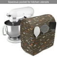 thumbnail image 2 of Tribal Stand Mixer Cover, Eastern Style with Brown Backdrop and Colorful Arrows Image, Kitchen Appliance Organizer Bag Cover with Pockets, 5 Quarts, Multicolor, by Ambesonne, 2 of 4