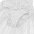 thumbnail image 7 of LiiYii Girls Lyrical Dance Dress Sleeveless High-Low Hem Tulle Skirt Leotard for Ballet Modern White 14, 7 of 7