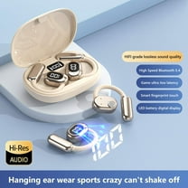 Earbuds for Android, Open Ear Headphones Bluetooth 5.4 Open Ear Earbuds Wireless Headphones With MIC Digital Display Battery Capacity High Sound Quality Bluetooth Headphones Noise Cancelling