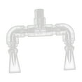 thumbnail image 4 of Dualoai Aquarium Plumbing Kit Clear Rotating Water Outlet Nozzle Return Pipe Fitting Inner Dia. 25mm, 4 of 7