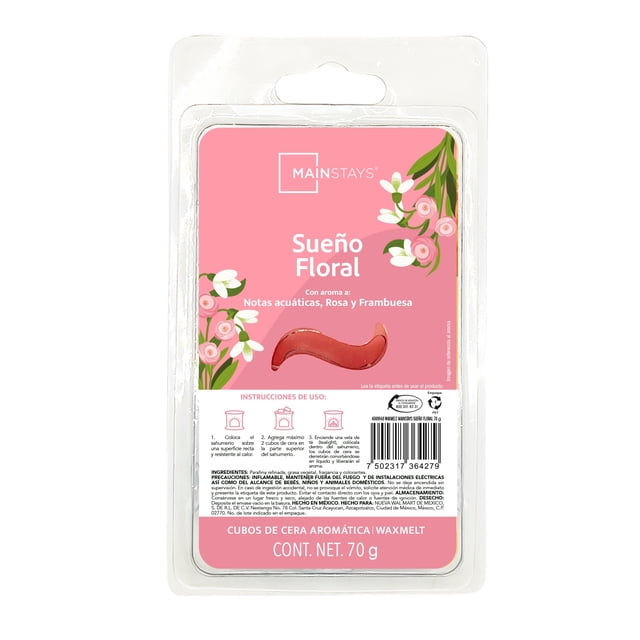 Cubos de Cera Aromática Mainstays Sueño Floral 70 G