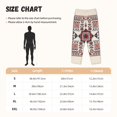 thumbnail image 2 of Salouo Fashion Tatreez1 Print Women's Pajama Pants Casual Loose Sweatpants PJs Flowy Pants Drawstring Palazzo for Women Wide Leg Pants Lounge Pajama -X-Large, 2 of 8