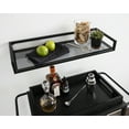 thumbnail image 4 of Kate And Laurel Metal Floating Shelf, 24 In x 8 In, Black, 4 of 6
