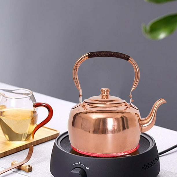 Tea Kettle Handmade Red Bronze Copper Kettle for Gas Stoves