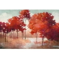 thumbnail image 2 of Purinton, Julia 14x11 Gold Ornate Wood Framed with Double Matting Museum Art Print Titled - Autumn Lake, 2 of 4