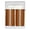 DarkOrange Beige, variant on Burnt Orange Beige Striped Kitchen Curtains 45 Inch Length, Modern Farmhouse Retro Lines Rod Pocket Light Filtering Window Curtains Living Room Bedroom Curtain Drapes Cafe Curtain 42''x45''x2