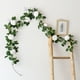 thumbnail image 1 of Xihbxyly Guirnalda de Rosas Artificiales, Enredaderas de Flores de Seda, Decoración Floral Realista, Camino de Mesa para Bodas, Decoración para Fiestas, Hojas Verdes Naturales, 200 Cm de Largo, Adorn, 1 of 7