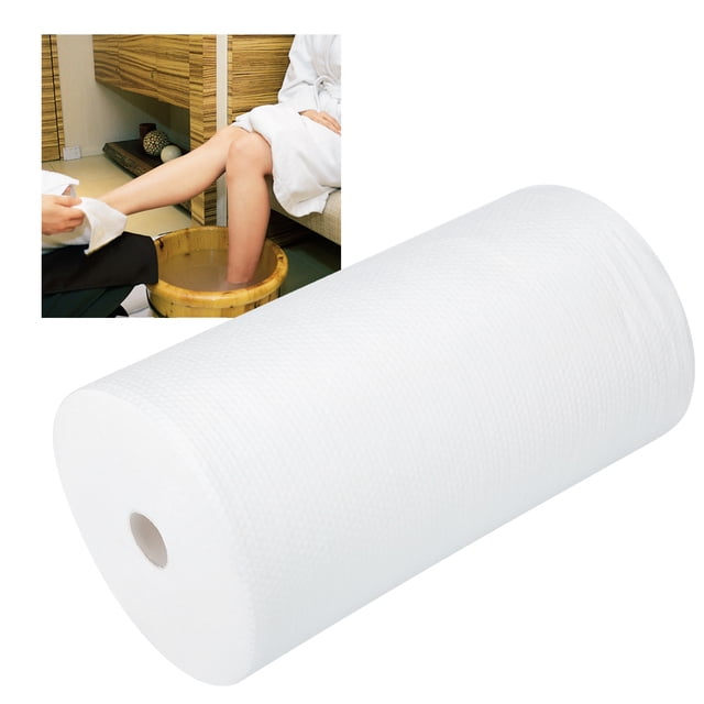 Toalla Desechable Para Salón De Belleza, Toalla De Baño Para Pies, Rollo De Spa Para Pies, Tejido De Toalla De Papel
