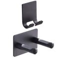 thumbnail image 1 of 3 Soportes Modernos Para Secador De Pelo De Montaje En Pared, Soporte Para Estante, Fácil De Instalar, Negro, 1 of 7