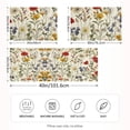 thumbnail image 2 of Yayeee Pillowcase Queen Size Set of 2 Satin Wrinkle Resistant Pillow Case, Beige Floral, 2 of 8