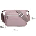 thumbnail image 1 of Bolso bandolera para mujer, impermeable, ligero, informal, bolso de hombro, bolso de mano, 1 of 5