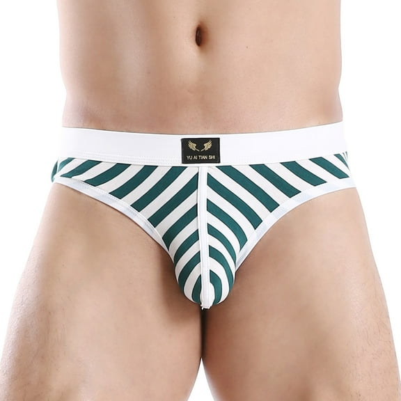 Aayomet Brief For Men Underwear Men's Stretch Elastic Wide Band Boxer Brief Underwear Bottom - Money Shot - Cash Money - Money Diamond,Green M