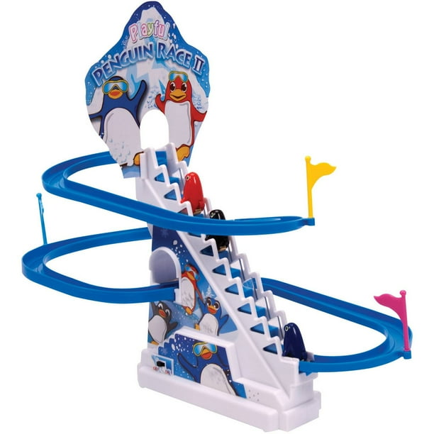 penguin race track set
