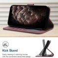 thumbnail image 3 of Leather Magnetic Closure Case with Flip Wallet Stand Function Cover compatible Moto G41 Cheap and fine, 3 of 5