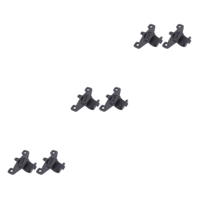 Greeniant 2 soportes de inflador prácticos negros, soporte de inflador de Clip ligero y duradero, accesorios para bicicleta, Clip de bomba de Type1