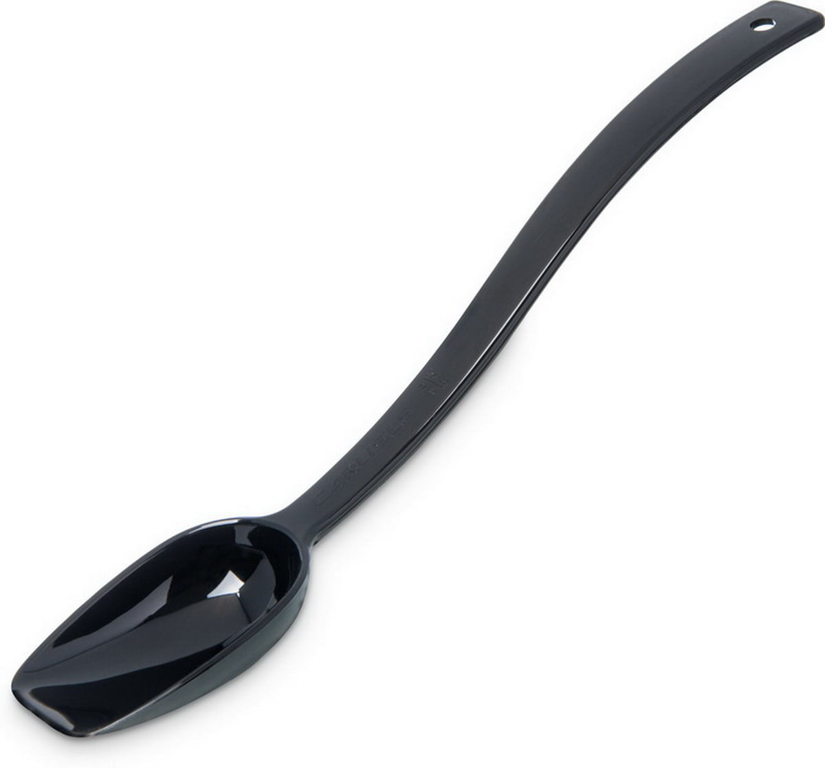 10 0.75 oz Pack of 12 Solid Polycarbonate Black Excellante Buffet Spoon 